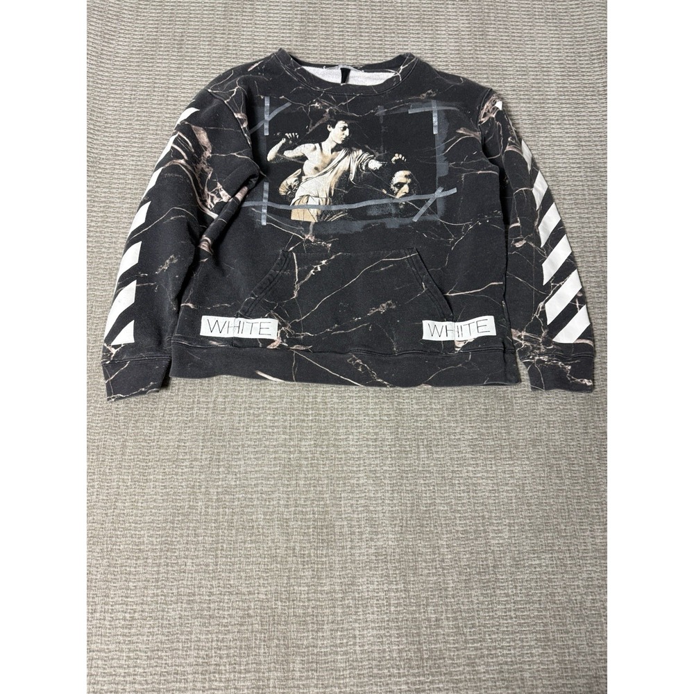 OFF-WHITE Caravaggio Painted SweatshirtBlack XXS
